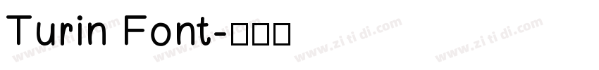 Turin Font字体转换